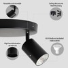CHENBEN Lámpara de Techo Led 3 Spots Gu10 Moderna Lampara