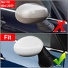 Adzfel 2PCS Compatible with MINI Cooper Mirror Cover R55 R56