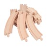 Wooden Train Track Set for Toddlers Assembly Kit Building Toys