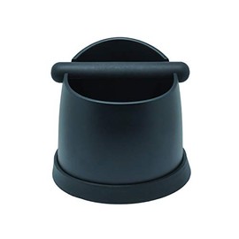 Scarlet Espresso Pico Bello Knock Container for Coffee Grounds from the Portafilter; Tee Container in High-Quality Barista Quality (Black)