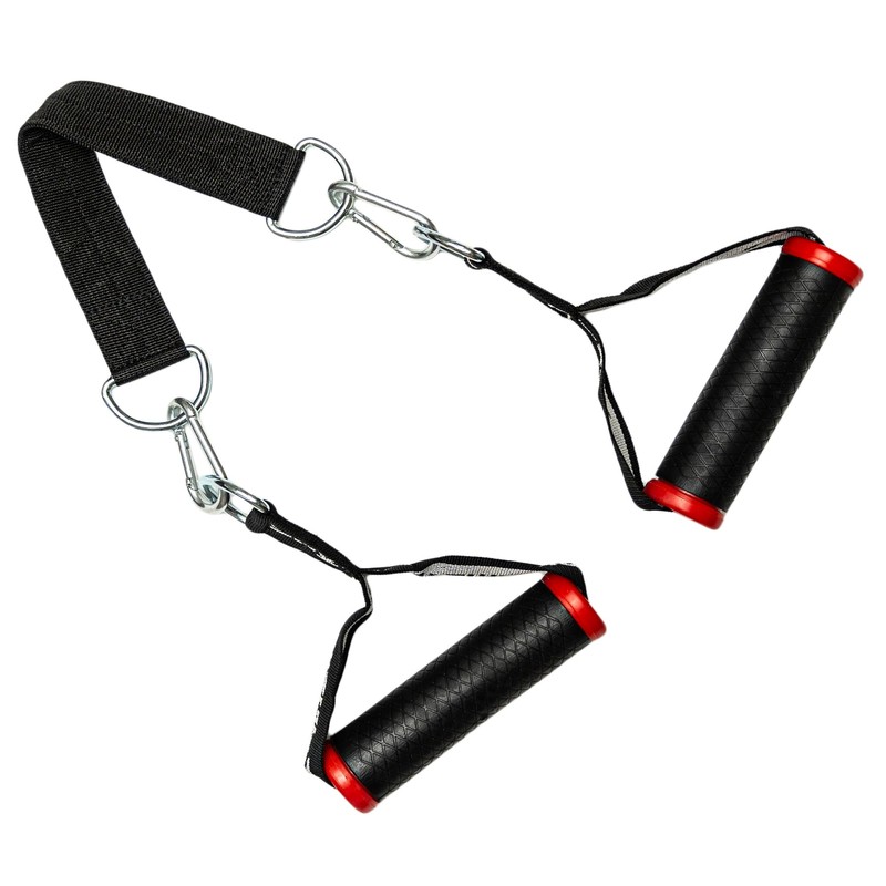 VIKINGSTRENGTH Farmers Walk Handles, Strongman Equipment in Pair + t-bar