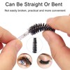 SHUBEIEUMI 50 Pcs Disposable Eyelash Brushes, Disposable Mascara Wands, Eyelash