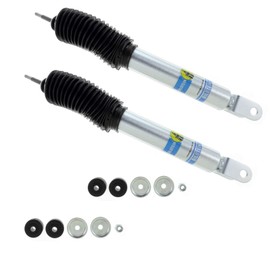 Bilstein 5100 Series Pair of Front Shocks fits 1999 2006 Silverado Sierra 1500 4WD with 2" Front Lift | Includes TrendsAuto Decal | 24-186643