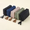 MOCOFO Solid Color Cosmetic Pouch Trinket Pencil Case Large Capacity