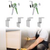 Qianly 2Pcs Drawer Front Installation Clamps Drawer Face Clamps Carpentry