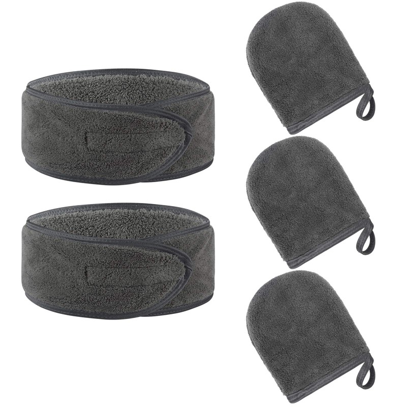 KinHwa Make-Up Remover Glove Super Soft Microfibre Make-Up Glove Reusable