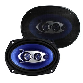 Pyle PL6984BL 6x9" 800 Watts 4-Way Car Coaxial Speakers Audio Stereo Blue