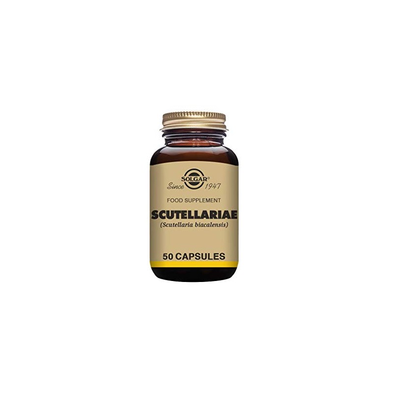 Solgar Scutellariae Vegetable Capsules - Pack of 50 - Fresh