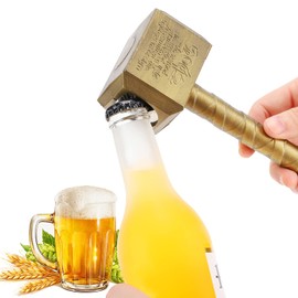 Lmaytech Upgraded Bottle Opener with Magnet, 2Pack - Beer Gifts for Men, Husband, Dad, Boyfriend (Bronze)