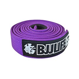 Combat Corner BJJ Life Pearl Weave BJJ Belt Purple A2