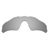 Alphax Silver Titanium Polarized Replacement Lenses for Oakley Radar EV
