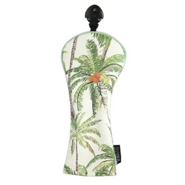 SHABIER Green Golf Head Cover Beautiful Tropical Palm, Vintage Hawaii Style Golf Head Cover for Hybird Club