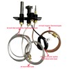 Propane Gas 10002265 3 Way Pilot Assembly for Majestic, Monessen,