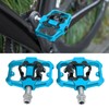 Dual Function Bicycle Pedal Flat Clipless Cleats 3 Sealed Bearings