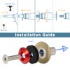 Rolling Gears Kit Washers Anode Gasket M6 Parts Aluminum For