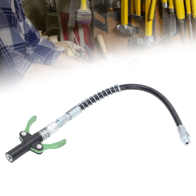 Grease Coupler Double Handle Self Locking Leakage Proof Quick Release