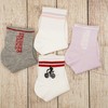 4 Pairs Women Short Socks Stranger Things Fine Drawing Ankle