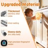 Bestkid Fingerprint Cable Lock, Childproof Fingerprint Padlock Bluetooth APP Contral,