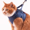 Popone Cat Cat Friendly Vest Harness with Lead Dungaree (Made