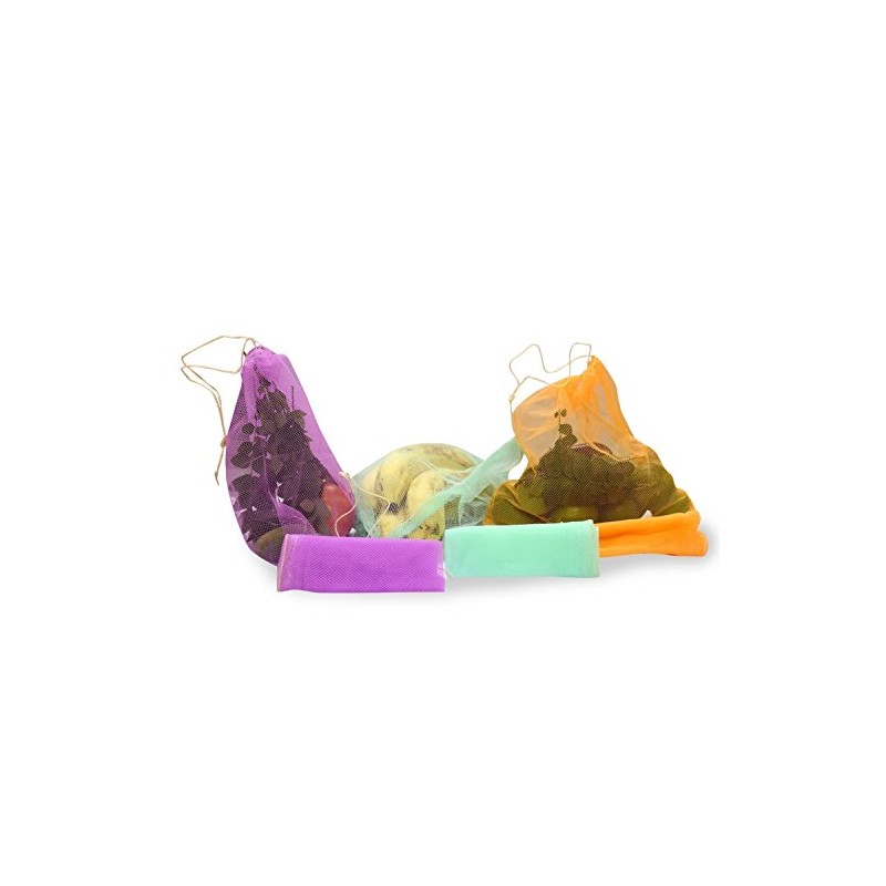 Sio? Set of 6 Multi-Purpose Pull String Mesh Fridge Vegetable