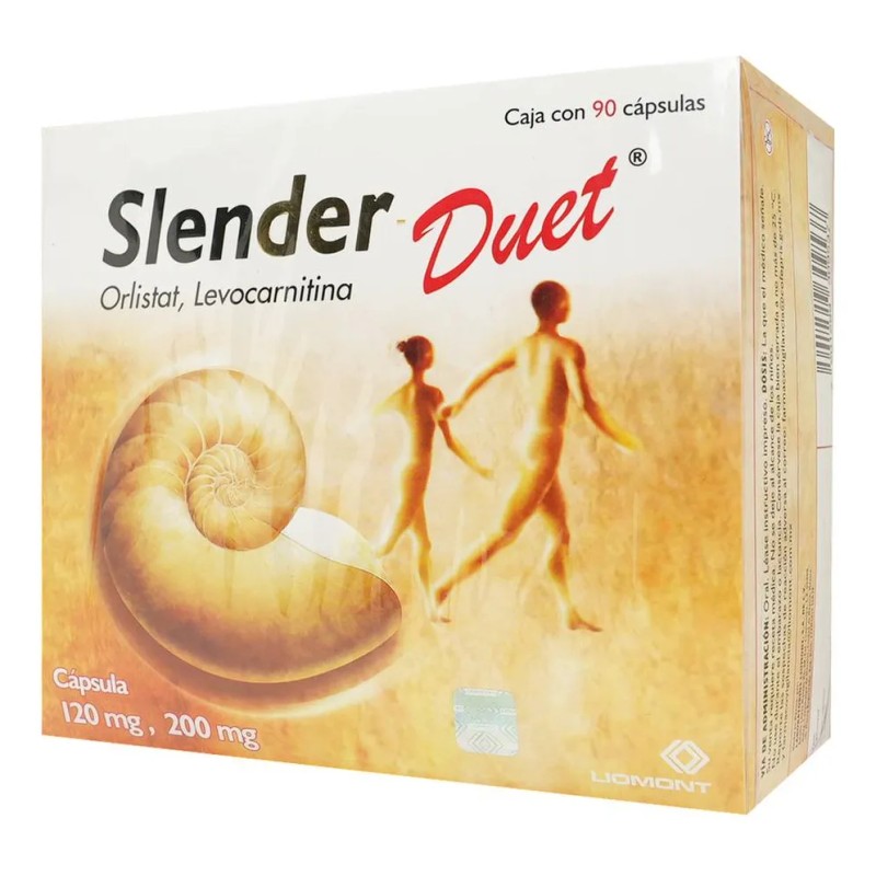 Slender-Duet Cápsulas para Control de Peso 200/120 mg | Frasco