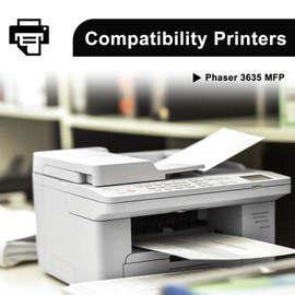 Phaser 3635 Black High Capacity Toner Cartridge Replacement for Xerox 106R01438 for Phaser 3635 MFP Printer, (10,000 Pages, 1-Pack)
