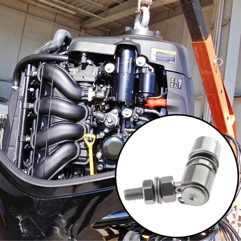 Briny River M6 Marine Ball Joint Connection Fitting for Outboard
