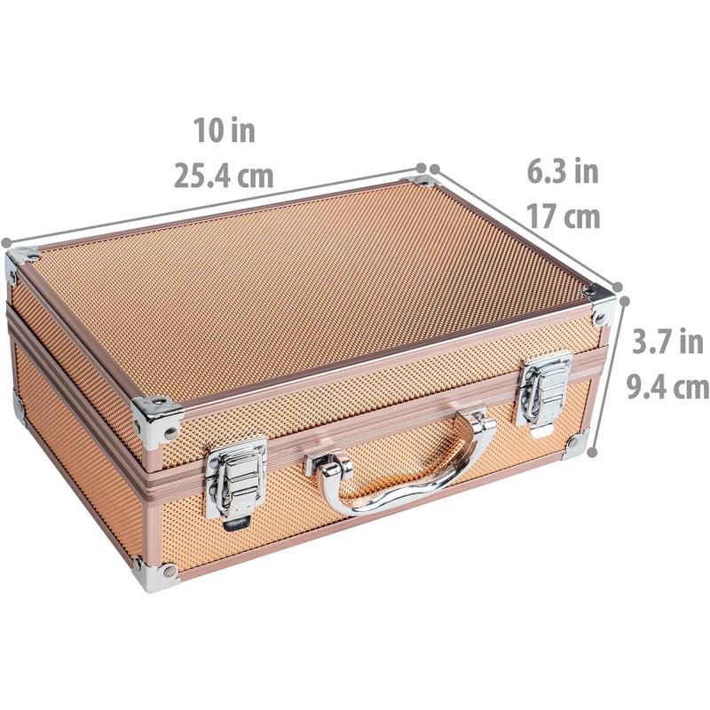 SHANY Carry All Makeup Train Case with Pro Teen Makeup