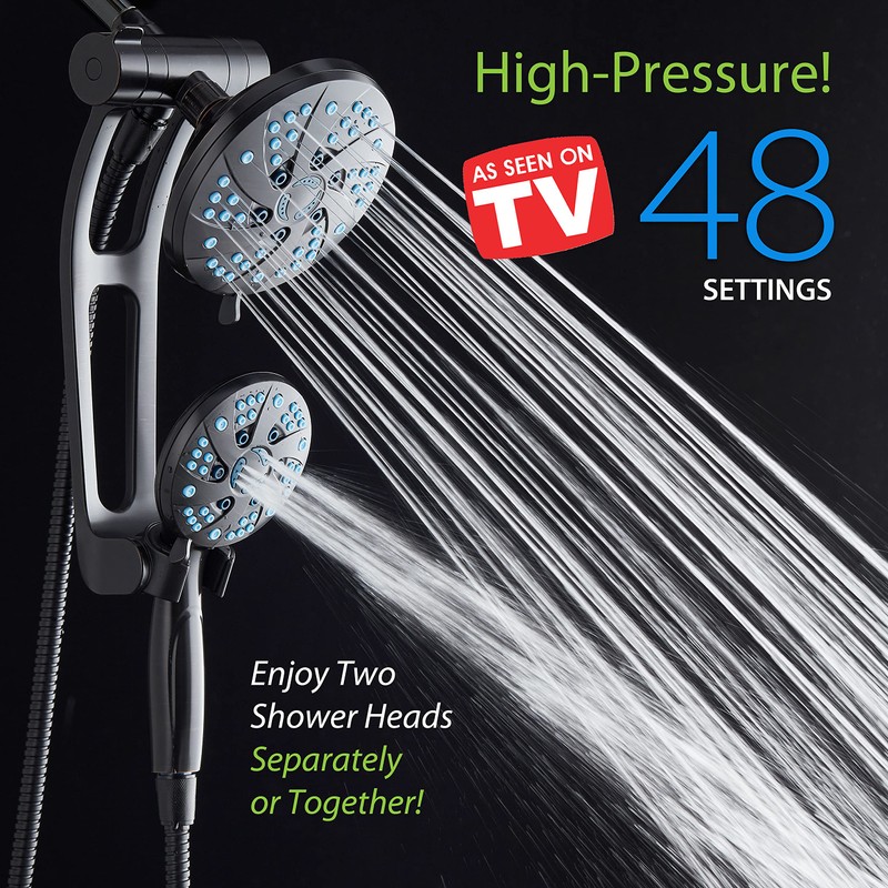 AquaCare Spa Station High Pressure 48-mode Rain & Handheld 3-way