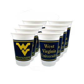 West Virginia Mountaineers 16oz Cups - Pack of 16