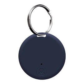 Smart GPS Tracker with Keychain, Summer Portable Lightweight Anti-lost GPS Locator, Portable Accuracy Positioning Device for Pets, Cats, Dogs, Wallets & Keys:_Navy Blue_1pc