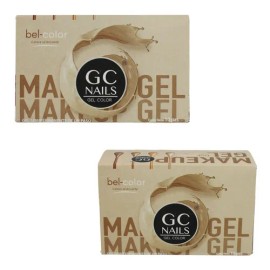 Kit de Gel Belcolor Make Up 1 Paso – GC Nails | 10 Colores Naturales para Uñas | Profesional y Práctico