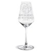 Mr. & Mrs. Panda Weißwein Glas Otter Valentine - Geschenk,