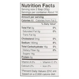 Rib Rack Sweet Honey BBQ Sauce, 19 Ounce (Pack of 6)