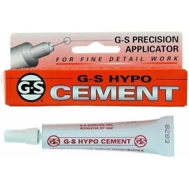 GS Supplies G-S Hypo Cement, Transparent