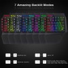 One Hand RGB Gaming Keyboard and Backlit Mouse Combo,USB Wired