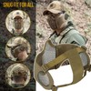 OneTigris 6" Foldable Half Face Mesh Mask with Ear Protection,