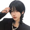 Peacoco Men's Wig, Short, Men's Wig, Cosplay, Blonde, Wolf Cut,