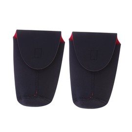 Angoily Thickened Diving Material Lens Bag 2 Pcs Set Includes Pouch Sleeve Drop Resistant -Collision for DSLR
