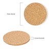 Blank Cork Coaster Set of 12,Round Cork Coaster Set Cup