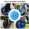 PZJFH 80 mm Scooter Wheels with LED Light Wheels, Blue