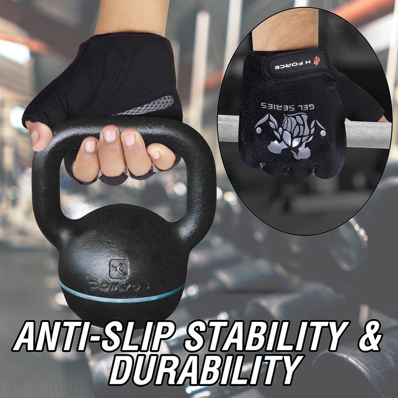H Force LTD Gym Gloves (Without Wristband, Small)