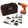 BLACK+DECKER 20V MAX* POWERCONNECT Cordless Drill Driver Kit with Drill