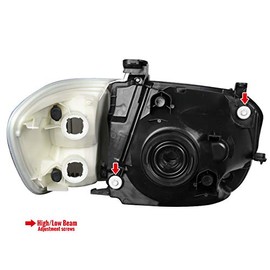 Smoke Lens Chrome Housing Headlights Made For 05-06 Toyota Tundra 05-07 Toyota Sequoia