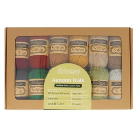 Scheepjes Softfun Colour Pack 12x20g Autumn Walk Yarn Collection
