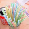 1000pcs 21cm Bendable & Retractable Plastic Straws in Vivid Multicolor