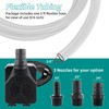 FREESEA Aquarium Submersible Fountain Pump: 30W 550GPH Adjustable Quiet Water