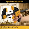 8-Piece Clamps for Woodworking - 4 Pcs 6 inch Bar