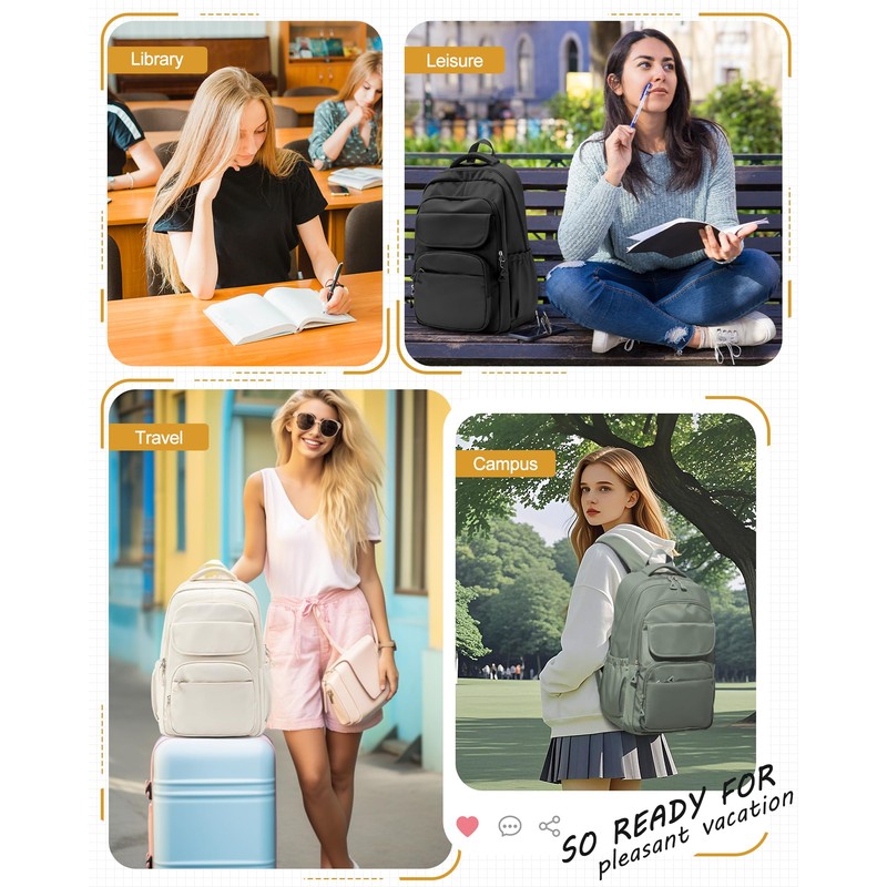 School Backpack for Women Men High School Bag for Boys