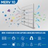 Glasfloss ZL 16x20x4 MERV 10 Pleated Air Filters. Qty 4.